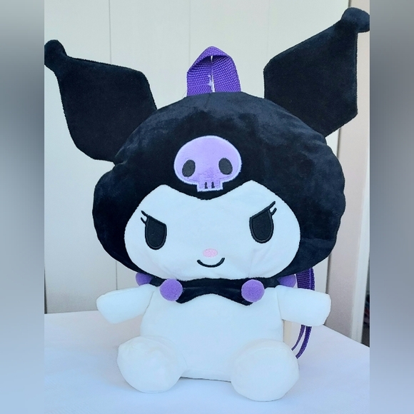 HELLO KITTY and Friends Kuromi 14" Plush Back Pack NWT - Picture 3 of 6